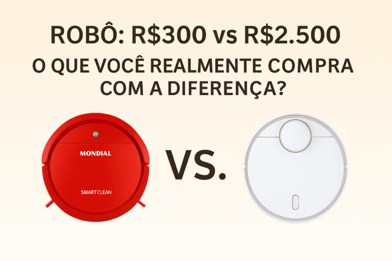 Comparativo Robô Aspirador Caro vs Barato: Mondial RB-07 vs Xiaomi S20+