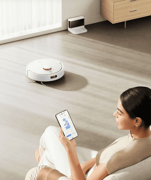 Captura de tela do app Mi Home mostrando o mapa LiDAR do robô aspirador Xiaomi S20+